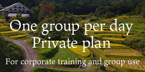 One group per day
Private plan For corporate training and group use